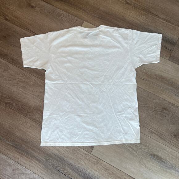 BREW CITY Men's Busch Jumping Fish T-Shirt Size L In White - Picture 6 of 7